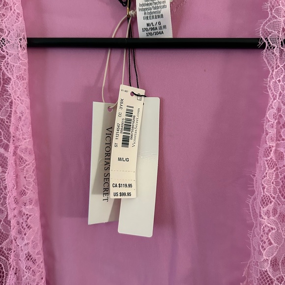 Pink Lacey ROBE - Picture 4 of 8